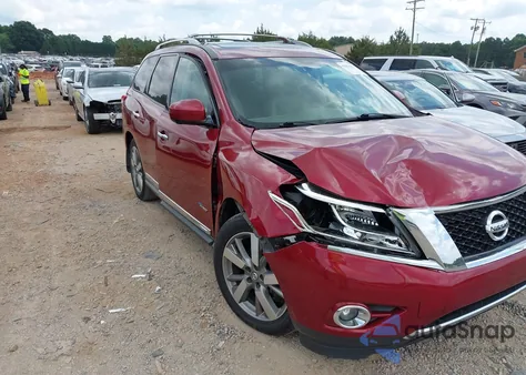 2014 Nissan Pathfinder Hybrid Platinum from USA, damaged, VIN 5N1CR2MM1EC636133